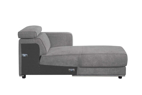Alwin Dark Gray 5pc Sectional Sofa - Ornate Home
