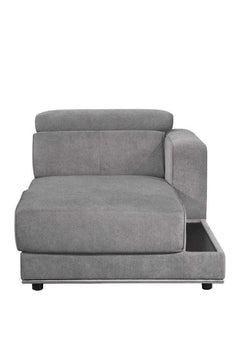 Alwin Dark Gray 5pc Sectional Sofa - Ornate Home