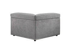 Alwin Dark Gray 5pc Sectional Sofa - Ornate Home