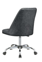 Alyx Grey & Chrome Office Chair - Ornate Home