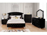 Alzire Black Nightstand - Ornate Home