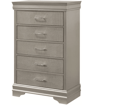 Amalia Silver Chest - Ornate Home