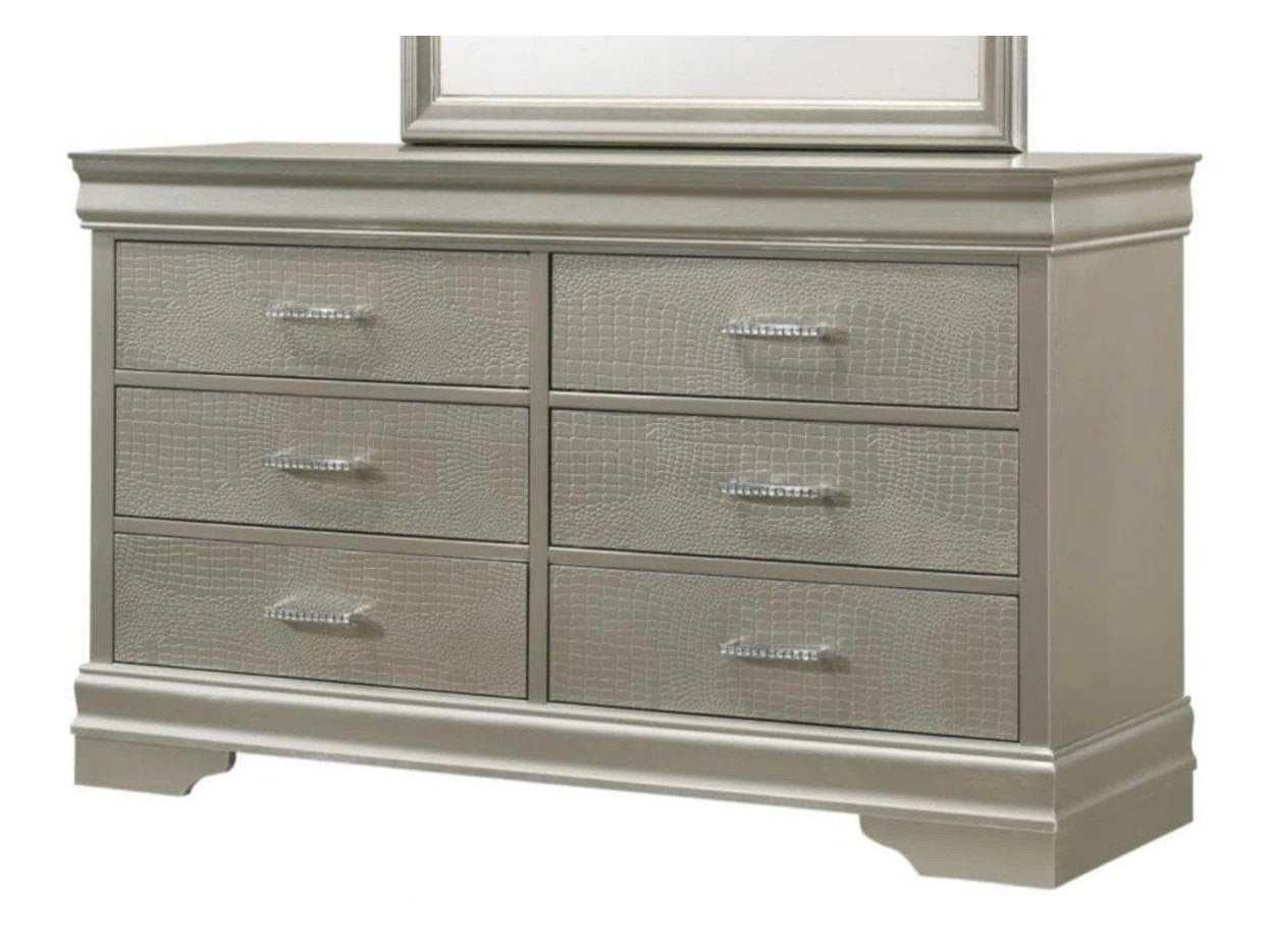 Amalia Silver Dresser - Ornate Home
