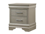Amalia Silver Nightstand - Ornate Home