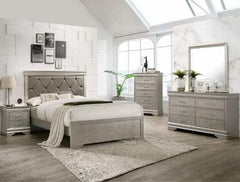Amalia Silver Nightstand - Ornate Home