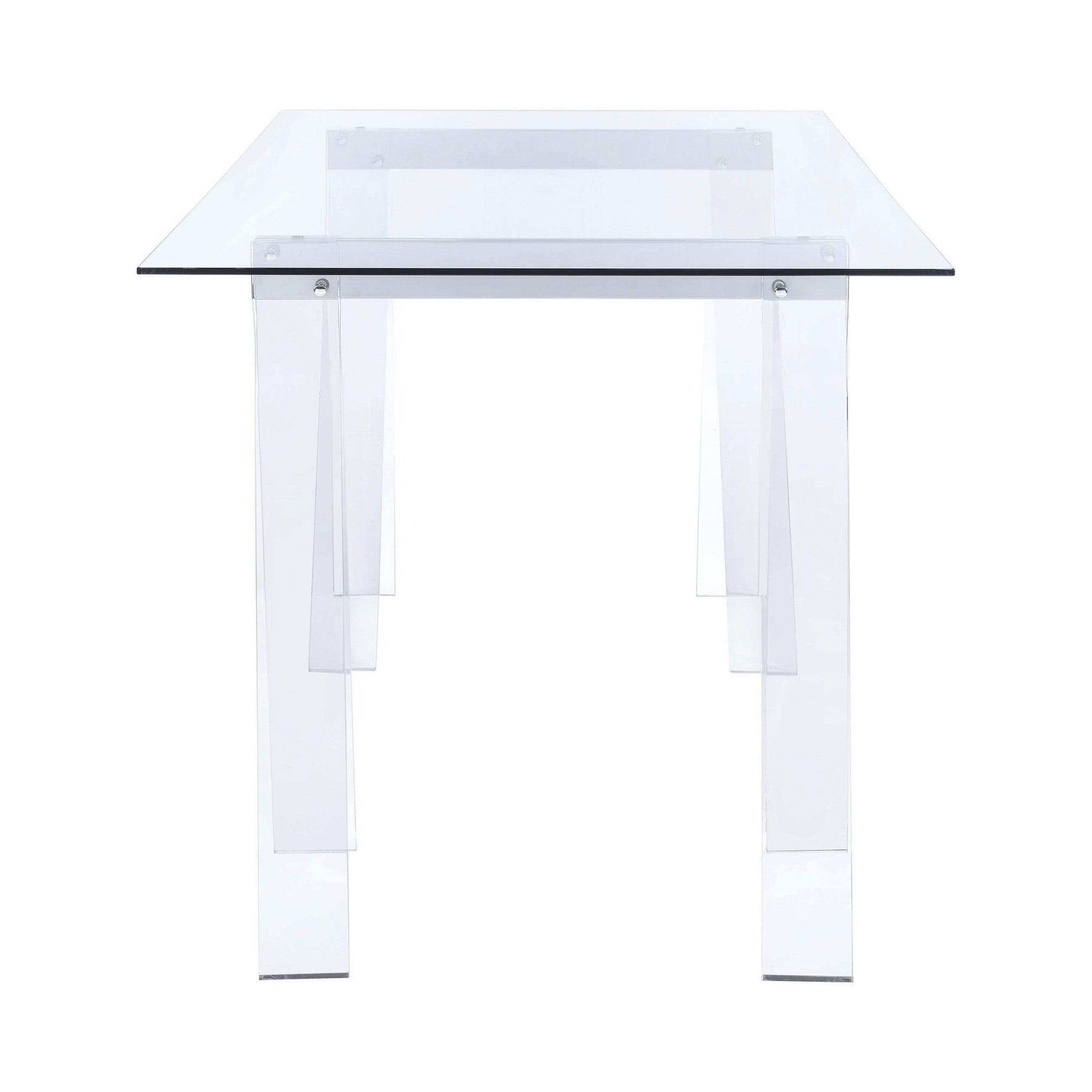 Amaturo Clear Acrylic Writing Desk - Ornate Home