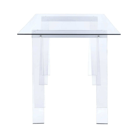Amaturo Clear Acrylic Writing Desk - Ornate Home