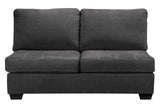 Ambee Slate 3pc LAF Chaise Sectional - Ornate Home