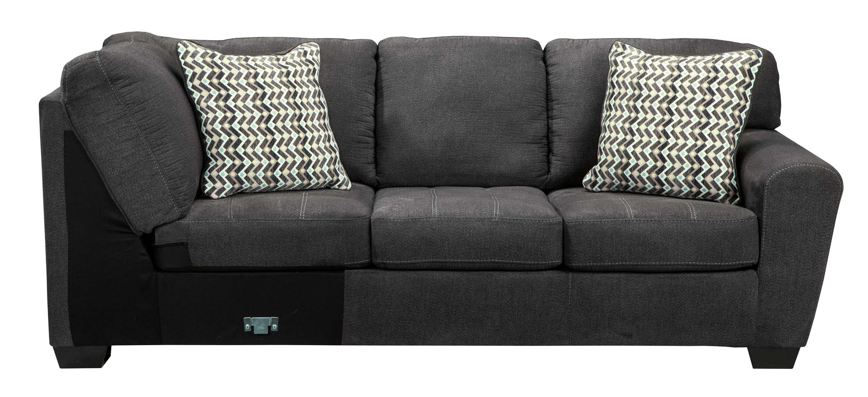 Ambee Slate 3pc LAF Chaise Sectional - Ornate Home