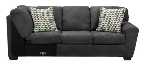 Ambee Slate 3pc LAF Chaise Sectional - Ornate Home