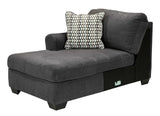 Ambee Slate 3pc LAF Chaise Sectional - Ornate Home