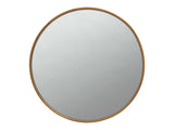 Ameena Brass Round Mirror - Ornate Home