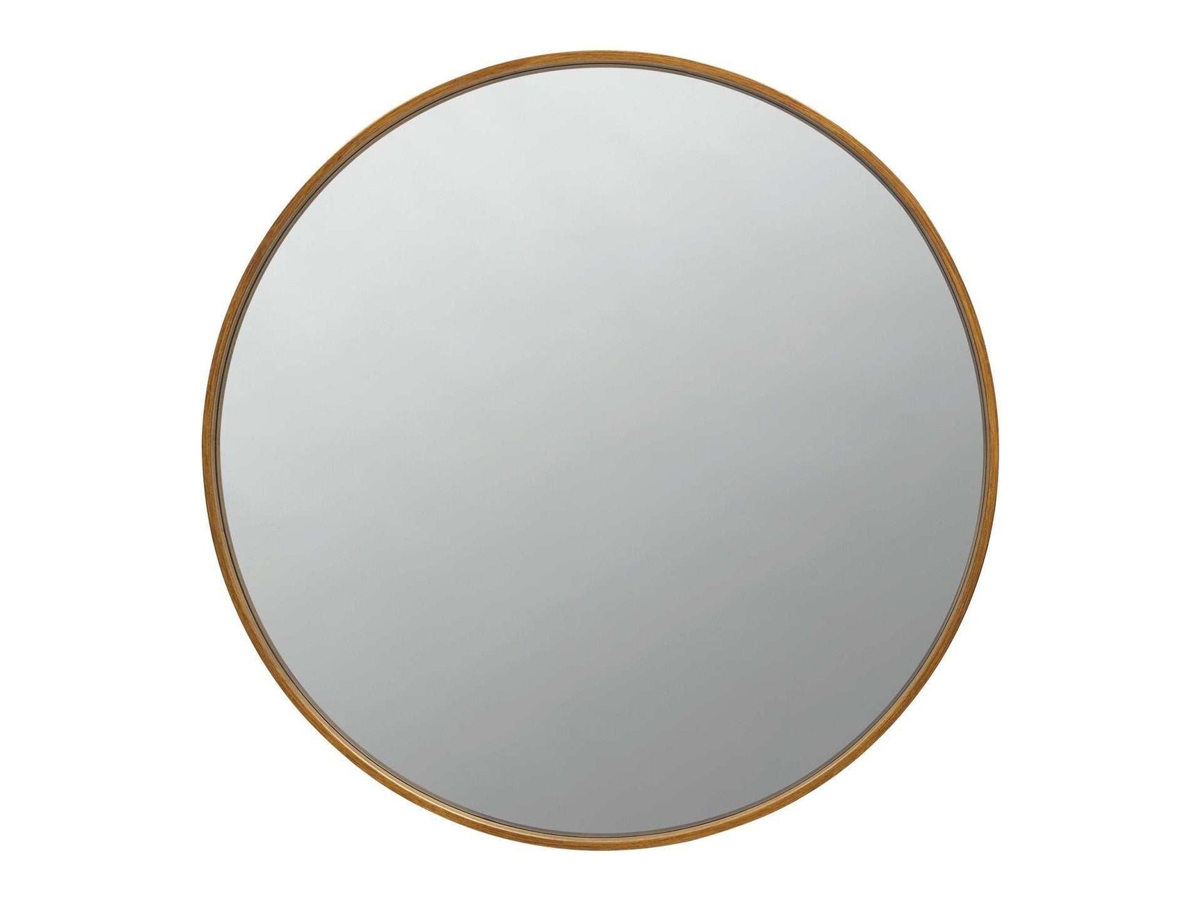 Ameena Brass Round Mirror - Ornate Home