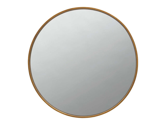 Ameena Brass Round Mirror - Ornate Home