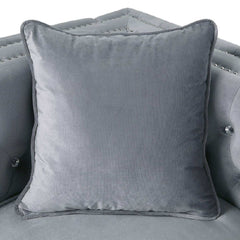 Amie Gray L Shape Sectional Sofa w/ Storage Chaise - Ornate Home