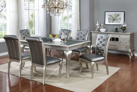 Amina Champagne Dining Table - Ornate Home
