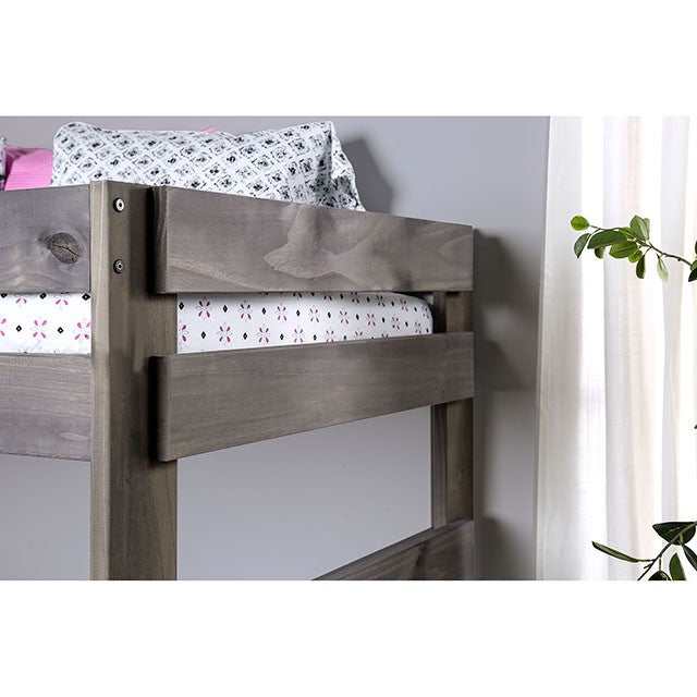 Ampelios Gray T/T Bunk Bed - Ornate Home