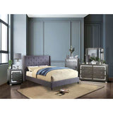 Anabelle Blue Queen Bed - Ornate Home
