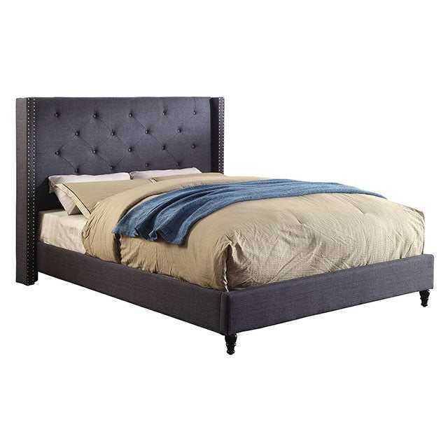 Anabelle Blue Queen Bed - Ornate Home