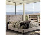 Anabelle Warm Gray Eastern King Bed - Ornate Home