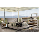 Anabelle Warm Gray Eastern King Bed - Ornate Home