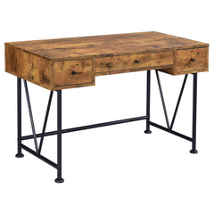 Analiese Antique Nutmeg / Black 2 Pc Desk Set - Ornate Home