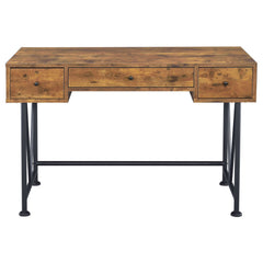 Analiese Antique Nutmeg / Black 2 Pc Desk Set - Ornate Home