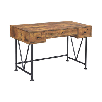 Analiese Antique Nutmeg Writing Desk - Ornate Home