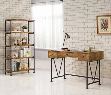 Analiese Antique Nutmeg Writing Desk - Ornate Home