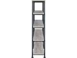 Analiese Grey Driftwood 4Shelf Open Bookcase - Ornate Home