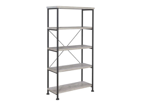 Analiese Grey Driftwood Bookcase - Ornate Home