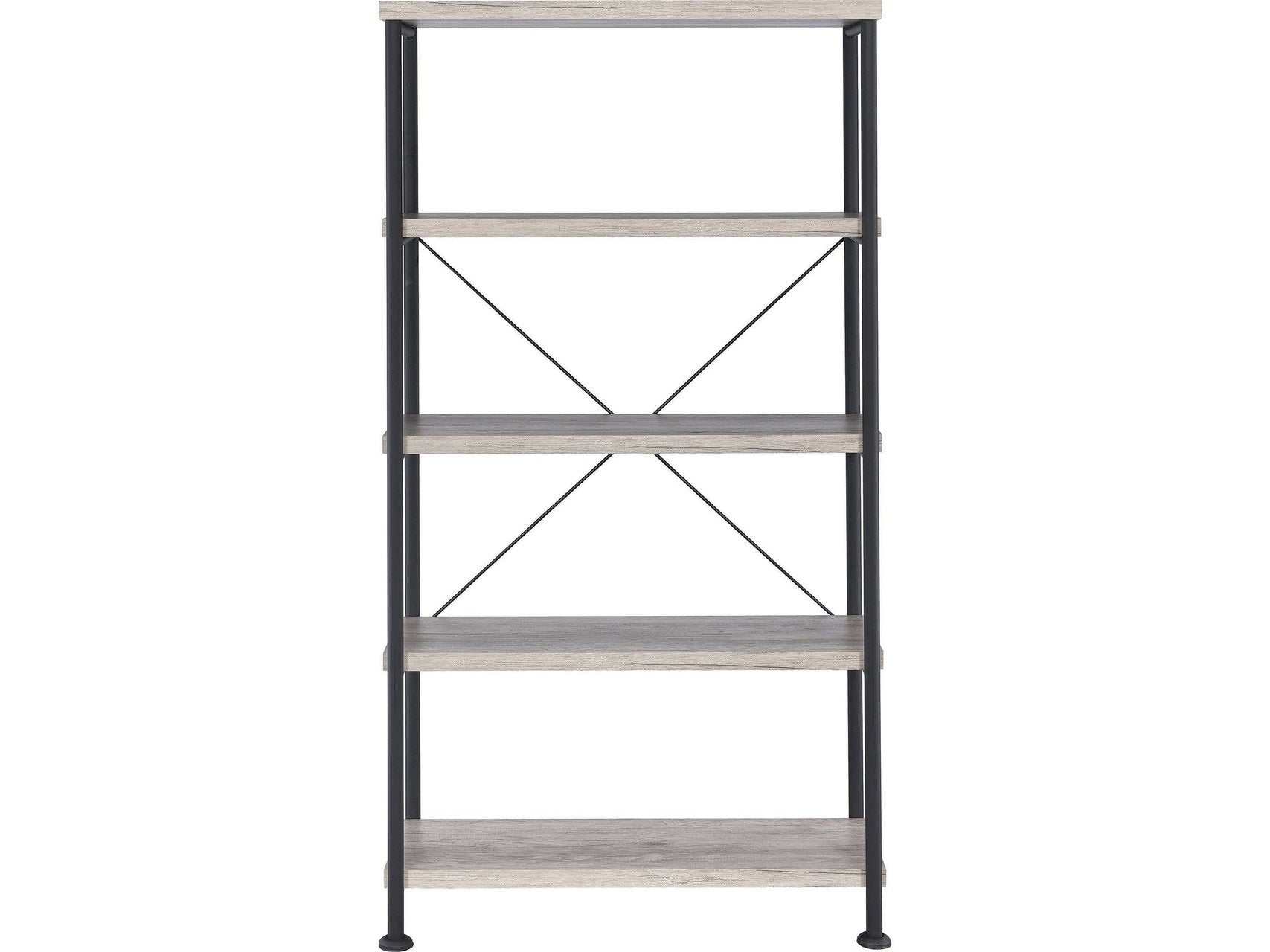 Analiese Grey Driftwood Bookcase - Ornate Home