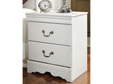 Anarasia White Nightstand - Ornate Home