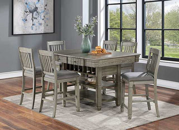 Anaya Gray Counter Height Table - Ornate Home
