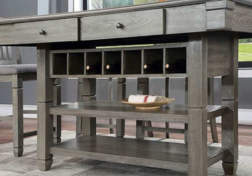 Anaya Gray Counter Height Table - Ornate Home