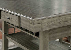 Anaya Gray Counter Height Table - Ornate Home