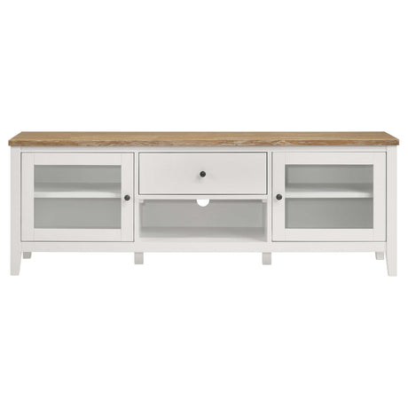 Angela Brown / White 3 Pc Entertainment Center - Ornate Home