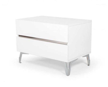 Angela White Italian Modern Bedroom Set Units - Ornate Home