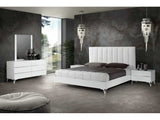 Angela White Italian Modern Bedroom Set Units - Ornate Home