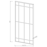 Annetta Mirror / Black Floor Mirror - Ornate Home