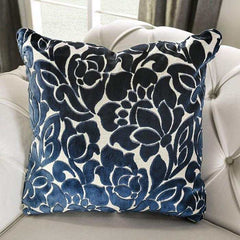 Antoinette White Velvet Stationary Sofa & Loveseat 2pc - Ornate Home
