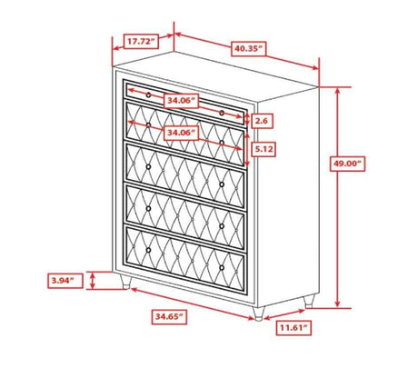 Antonella Ivory & Camel Chest - Ornate Home