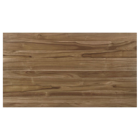 Anwar Natural Acacia / White Dining Table - Ornate Home