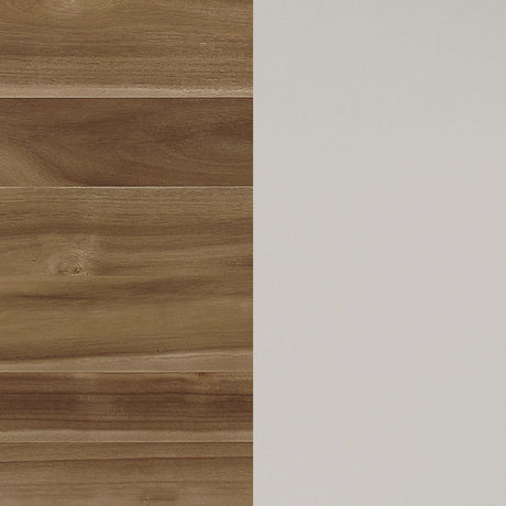 Anwar Natural Acacia / White Dining Table - Ornate Home