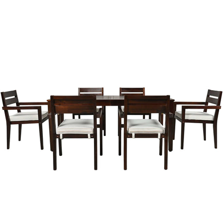 Anza Acacia Wood Outdoor Dining Sets - Ornate Home