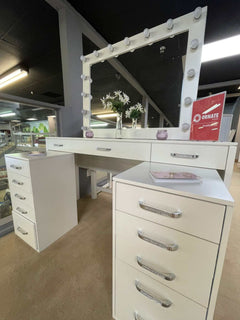 Aphrodite White Vanity Set - Ornate Home