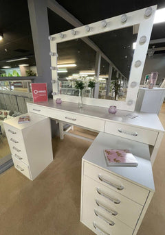 Aphrodite White Vanity Set - Ornate Home