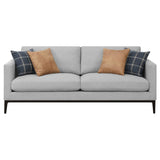 Apperson Light Grey 2 Pc Sofa Set - Ornate Home