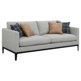 Apperson Light Grey 3 Pc Sofa Set - Ornate Home
