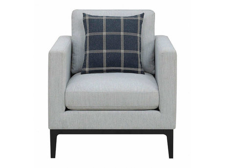 Apperson Light Grey Chair - Ornate Home